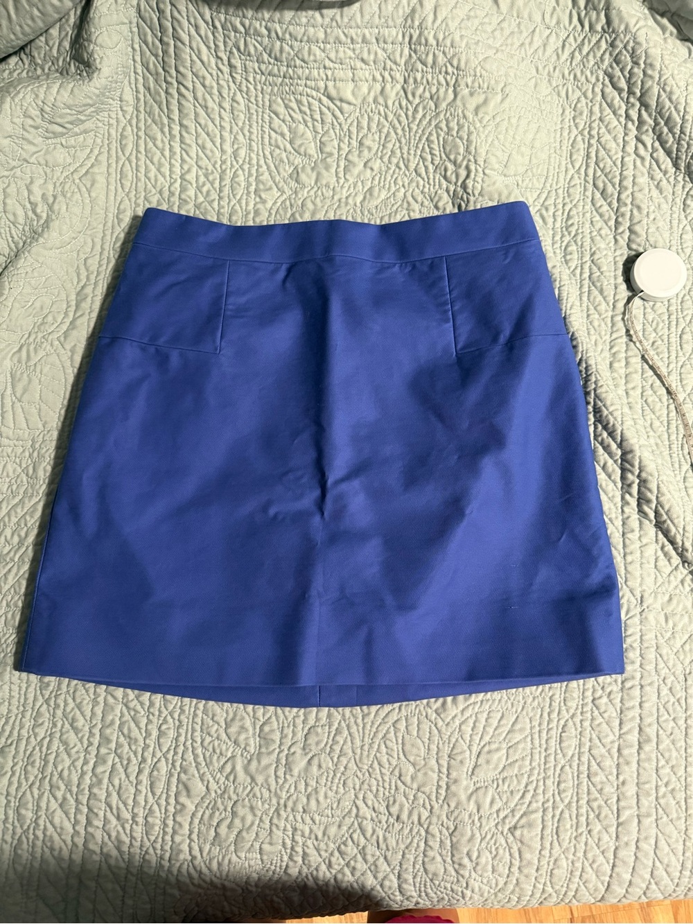 J. Crew Cobalt Blue A-Line Mini Skirt